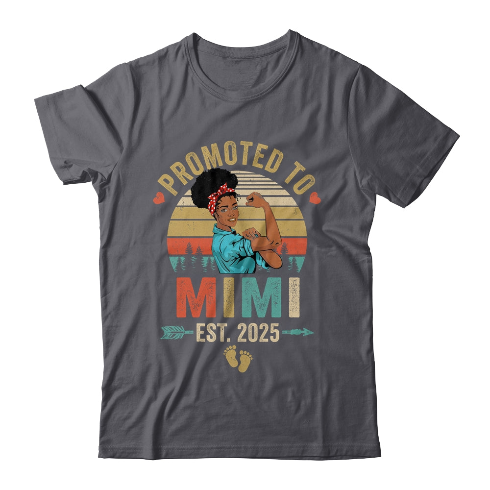 Promoted To Mimi Est 2025 Vintage First Time Mimi Shirt & Tank Top | siriusteestore