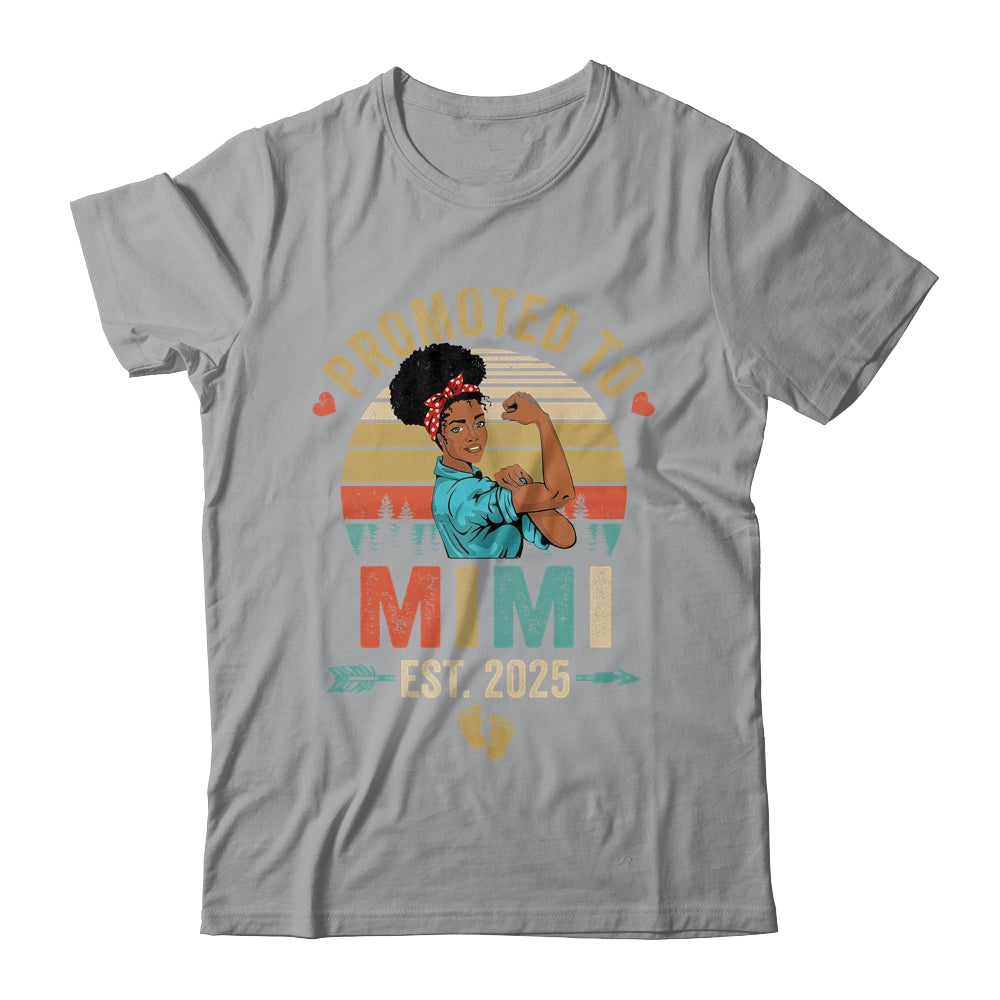 Promoted To Mimi Est 2025 Vintage First Time Mimi Shirt & Tank Top | siriusteestore