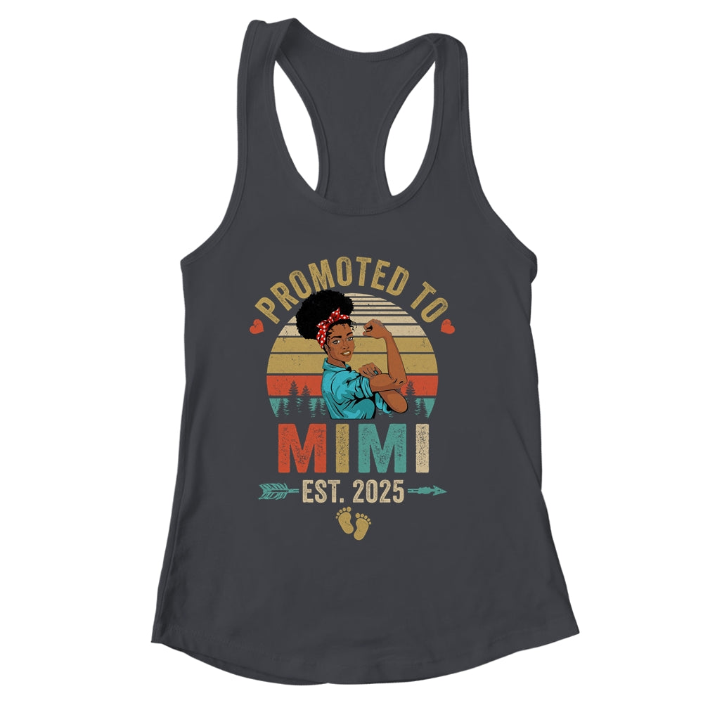 Promoted To Mimi Est 2025 Vintage First Time Mimi Shirt & Tank Top | siriusteestore