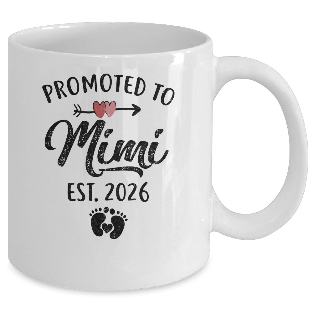 Promoted To Mimi Est 2026 First Time Mothers Day Mug | siriusteestore