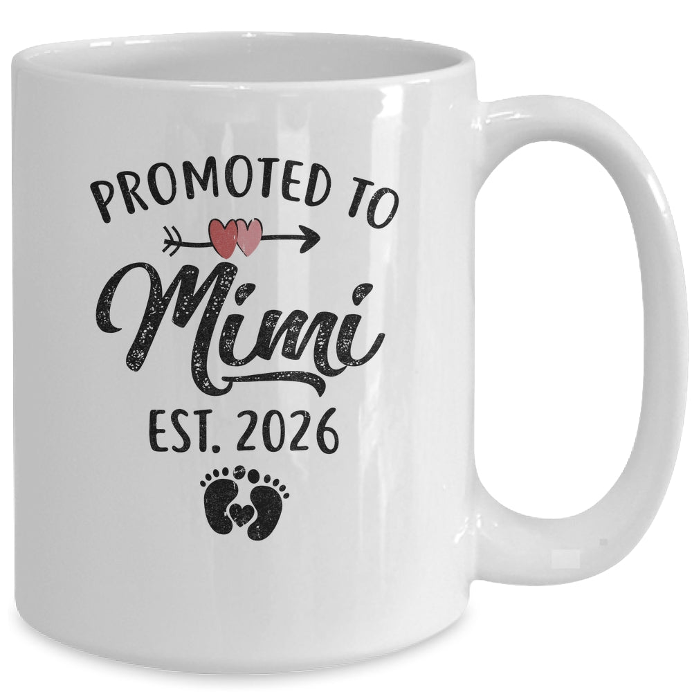 Promoted To Mimi Est 2026 First Time Mothers Day Mug | siriusteestore
