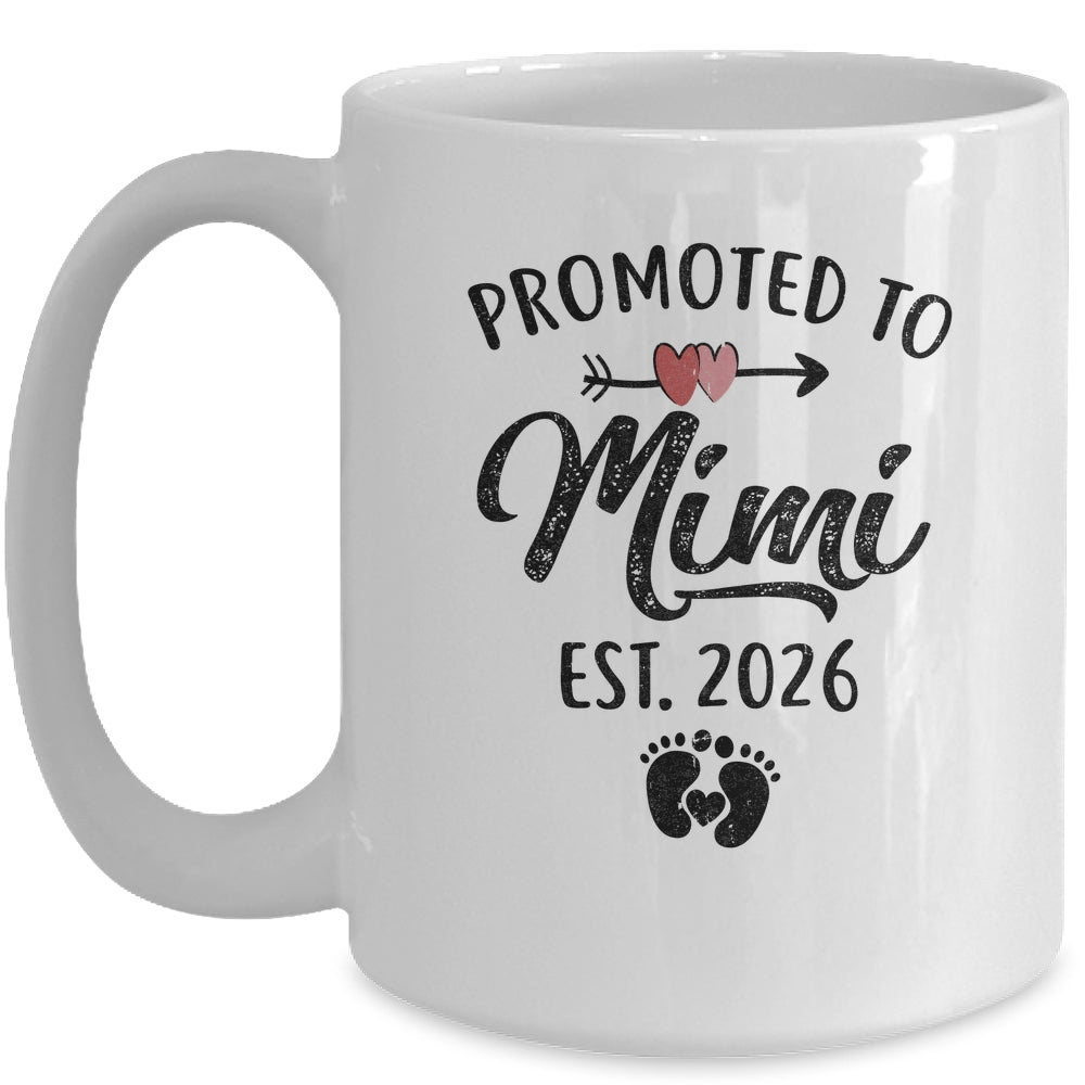 Promoted To Mimi Est 2026 First Time Mothers Day Mug | siriusteestore