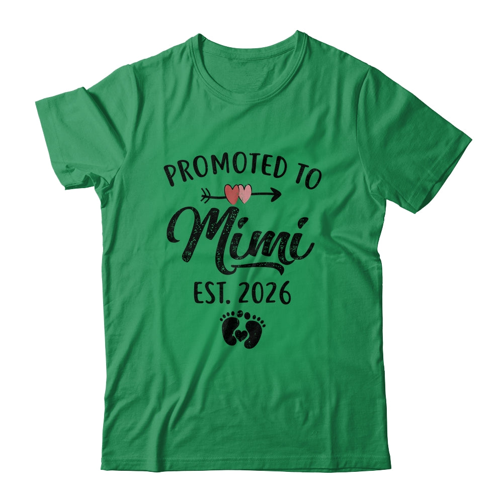 Promoted To Mimi Est 2026 First Time Mothers Day Shirt & Hoodie | siriusteestore
