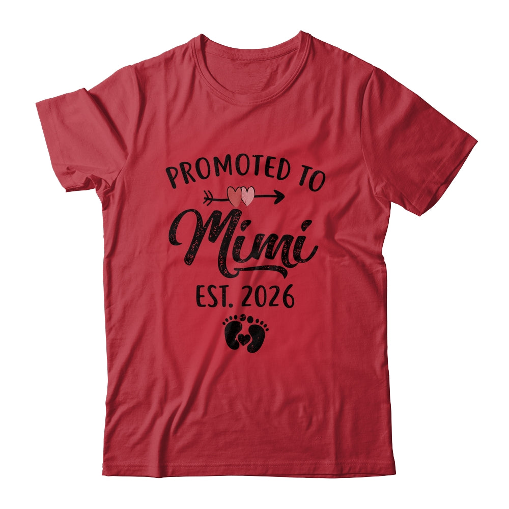 Promoted To Mimi Est 2026 First Time Mothers Day Shirt & Hoodie | siriusteestore