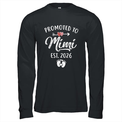 Promoted To Mimi Est 2026 Funny First Time Mothers Day Shirt & Hoodie | siriusteestore