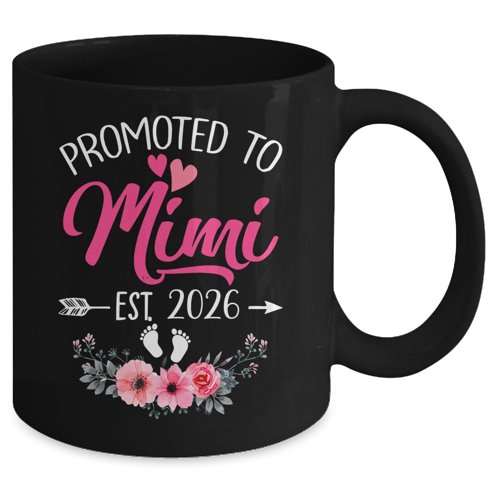 Promoted To Mimi Est 2026 Mothers Day First Time Mug | siriusteestore