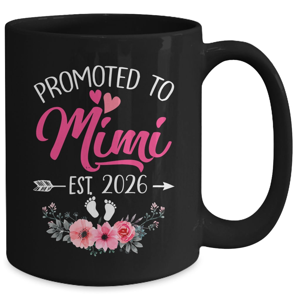 Promoted To Mimi Est 2026 Mothers Day First Time Mug | siriusteestore