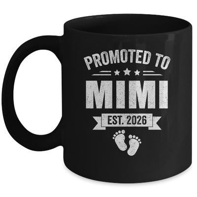 Promoted To Mimi Est 2026 Mothers Day First Time New Mimi Mug | siriusteestore