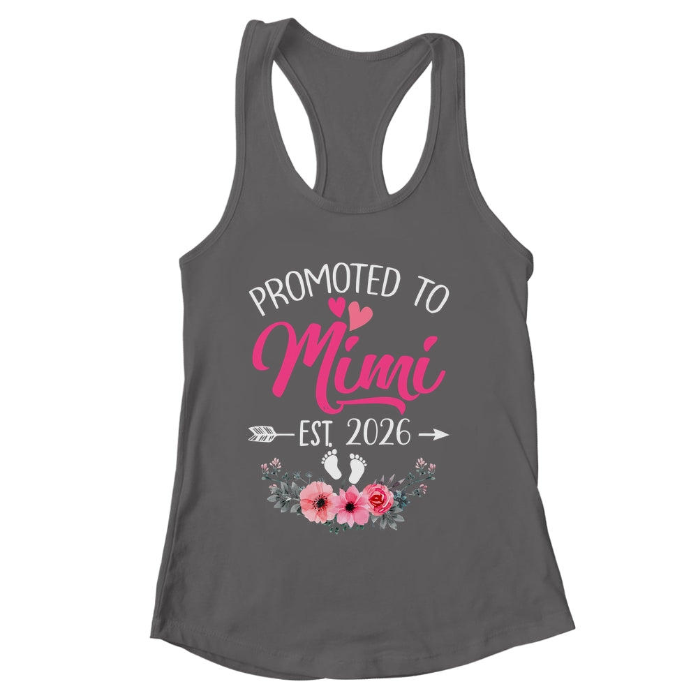 Promoted To Mimi Est 2026 Mothers Day First Time Shirt & Tank Top | siriusteestore