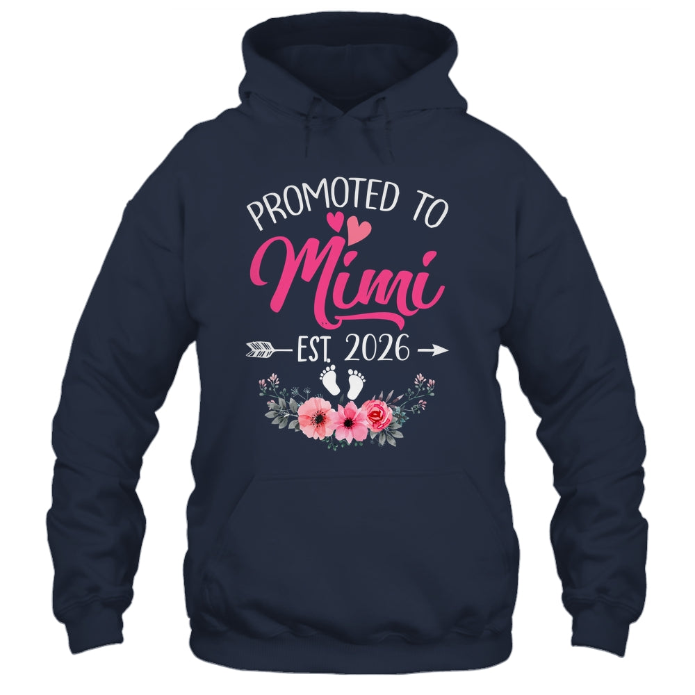 Promoted To Mimi Est 2026 Mothers Day First Time Shirt & Tank Top | siriusteestore
