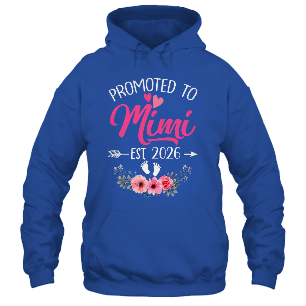 Promoted To Mimi Est 2026 Mothers Day First Time Shirt & Tank Top | siriusteestore