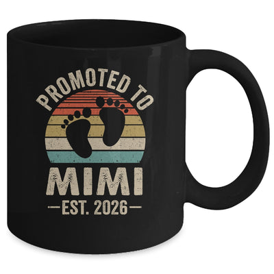 Promoted To Mimi Est 2026 Mothers Day Vintage Mug | siriusteestore