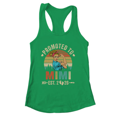 Promoted To Mimi Est 2026 Retro First Time Mimi Shirt & Tank Top | siriusteestore