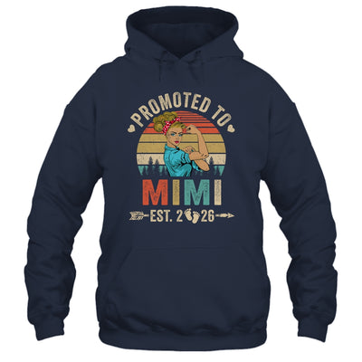 Promoted To Mimi Est 2026 Retro First Time Mimi Shirt & Tank Top | siriusteestore