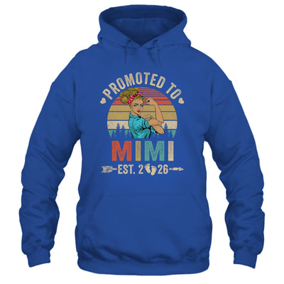 Promoted To Mimi Est 2026 Retro First Time Mimi Shirt & Tank Top | siriusteestore