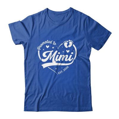Promoted To Mimi Est 2026 Soon To Be New Grandmom Heart Shirt & Tank Top | siriusteestore