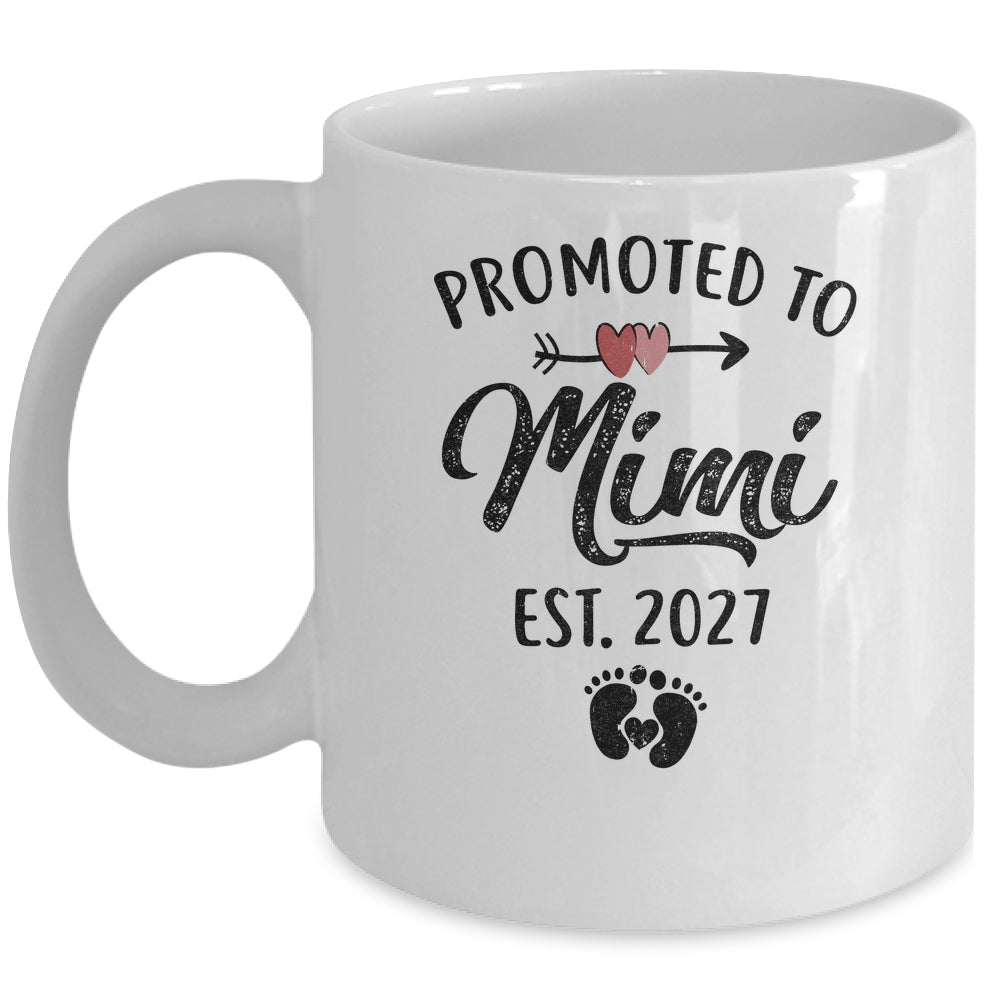 Promoted To Mimi Est 2027 First Time Mothers Day Mug | siriusteestore