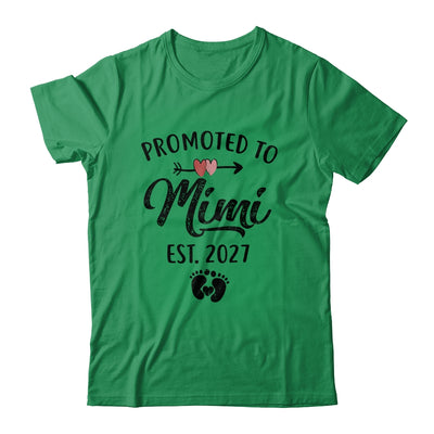 Promoted To Mimi Est 2027 First Time Mothers Day Shirt & Hoodie | siriusteestore