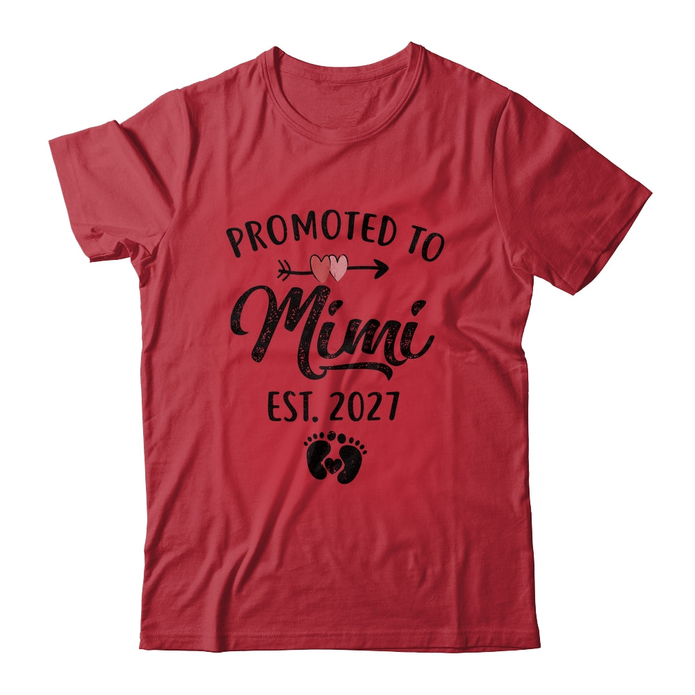 Promoted To Mimi Est 2027 First Time Mothers Day Shirt & Hoodie | siriusteestore
