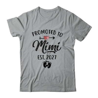 Promoted To Mimi Est 2027 First Time Mothers Day Shirt & Hoodie | siriusteestore