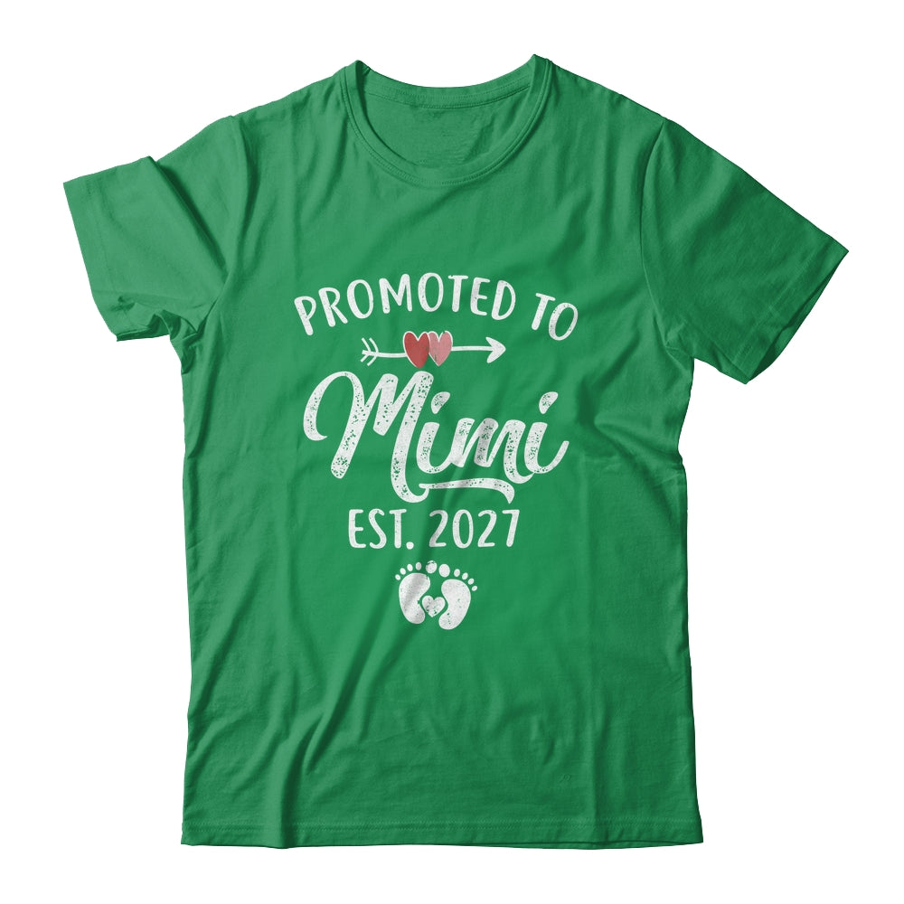 Promoted To Mimi Est 2027 Funny First Time Mothers Day Shirt & Hoodie | siriusteestore