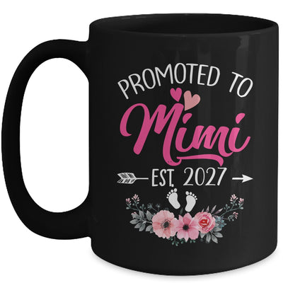 Promoted To Mimi Est 2027 Mothers Day First Time Mug | siriusteestore