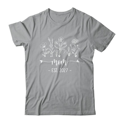 Promoted To Mom 2027 Pregnancy Announcement Floral Shirt & Tank Top | siriusteestore