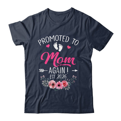 Promoted To Mom Again Est 2026 Mothers Day Shirt & Tank Top | siriusteestore