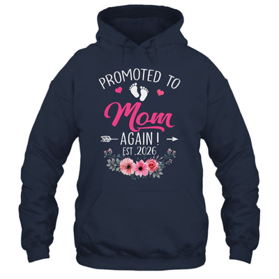 Promoted To Mom Again Est 2026 Mothers Day Shirt & Tank Top | siriusteestore