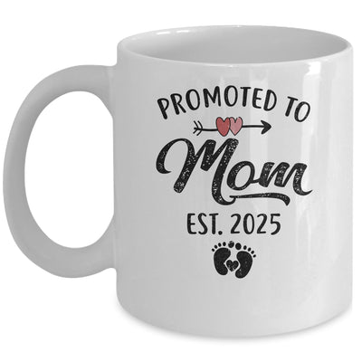 Promoted To Mom Est 2025 First Time Mothers Day Mug | siriusteestore