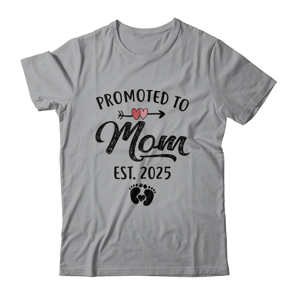 Promoted To Mom Est 2025 First Time Mothers Day Shirt & Tank Top | siriusteestore