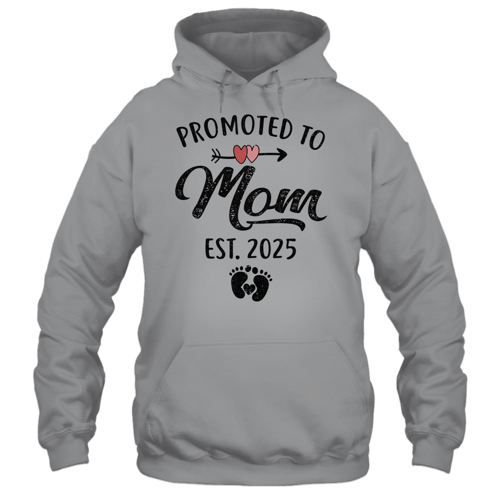 Promoted To Mom Est 2025 First Time Mothers Day Shirt & Tank Top | siriusteestore