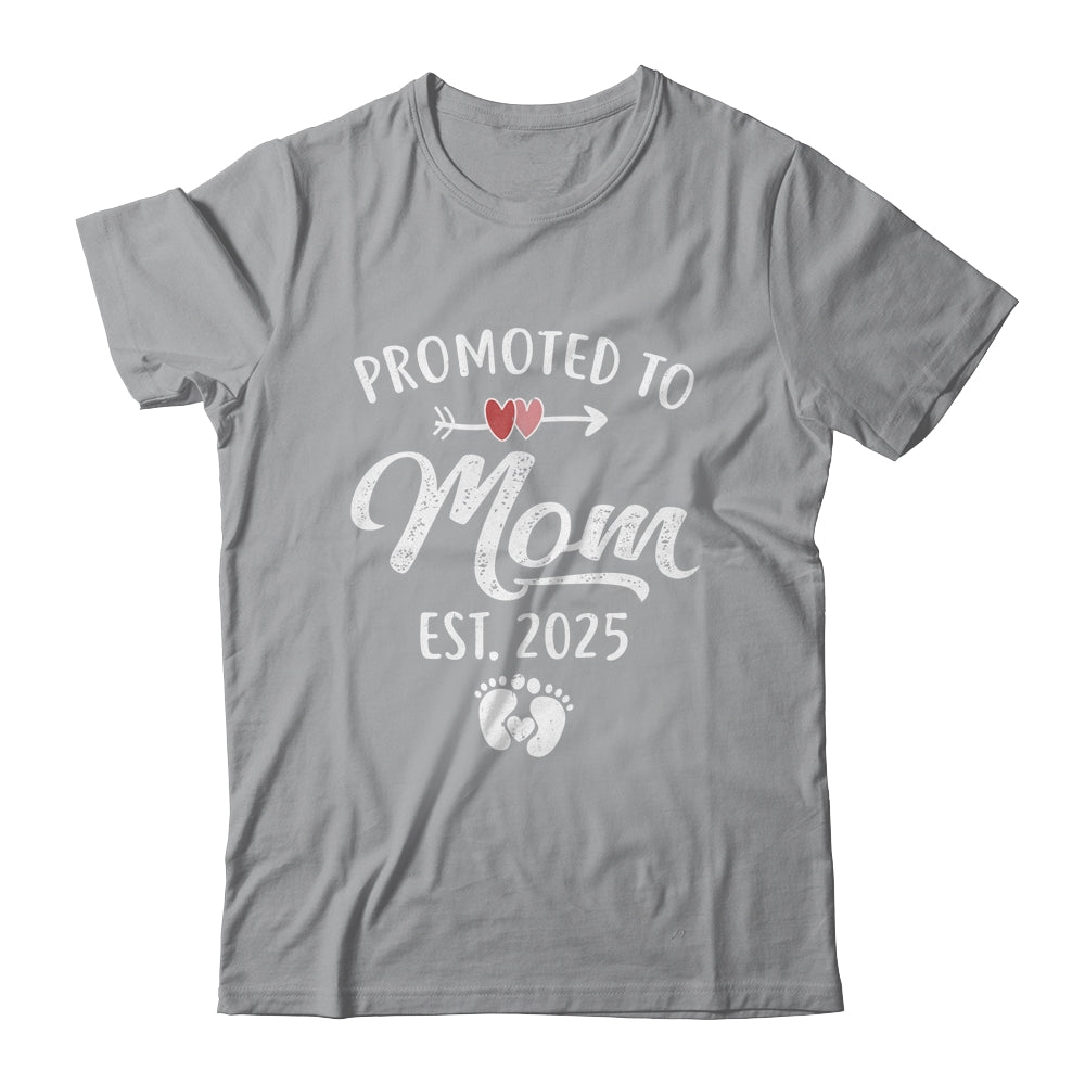 Promoted To Mom Est 2025 Funny First Time Mothers Day Shirt & Tank Top | siriusteestore