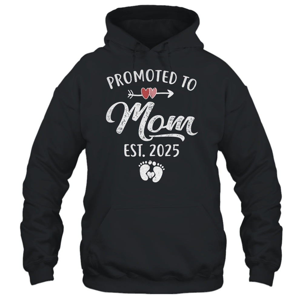 Promoted To Mom Est 2025 Funny First Time Mothers Day Shirt & Tank Top | siriusteestore
