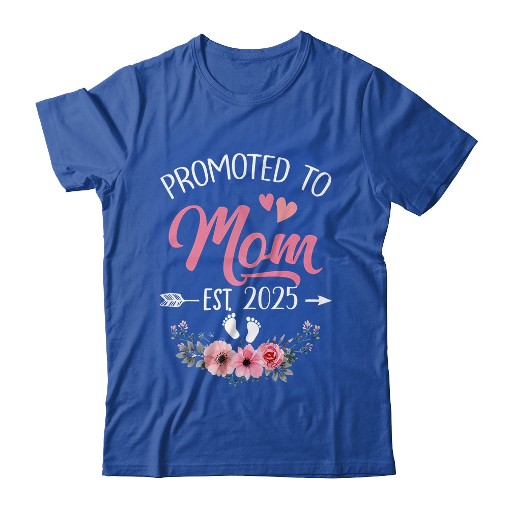 Promoted To Mom Est 2025 Mothers Day First Time Shirt & Tank Top | siriusteestore