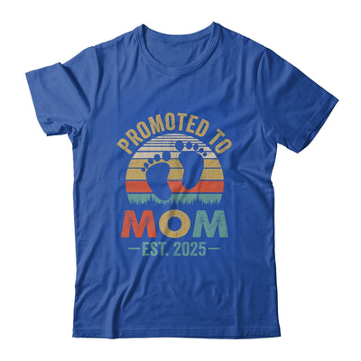 Promoted To Mom Est 2025 Mothers Day Vintage Shirt & Tank Top | siriusteestore