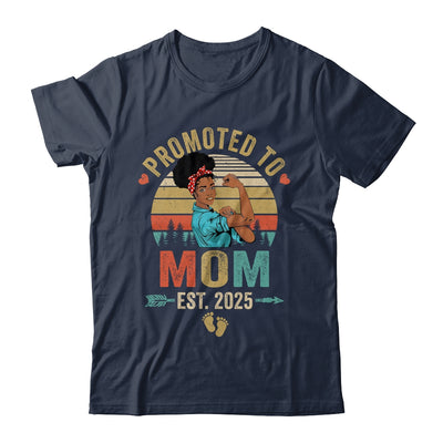 Promoted To Mom Est 2025 Vintage First Time Mom Shirt & Tank Top | siriusteestore