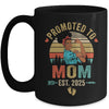 Promoted To Mom Est 2025 Vintage First Time Mom Mug | siriusteestore