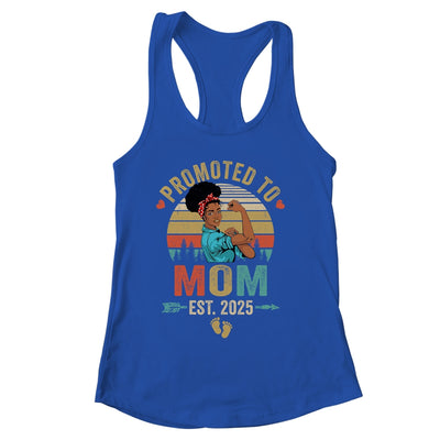Promoted To Mom Est 2025 Vintage First Time Mom Shirt & Tank Top | siriusteestore