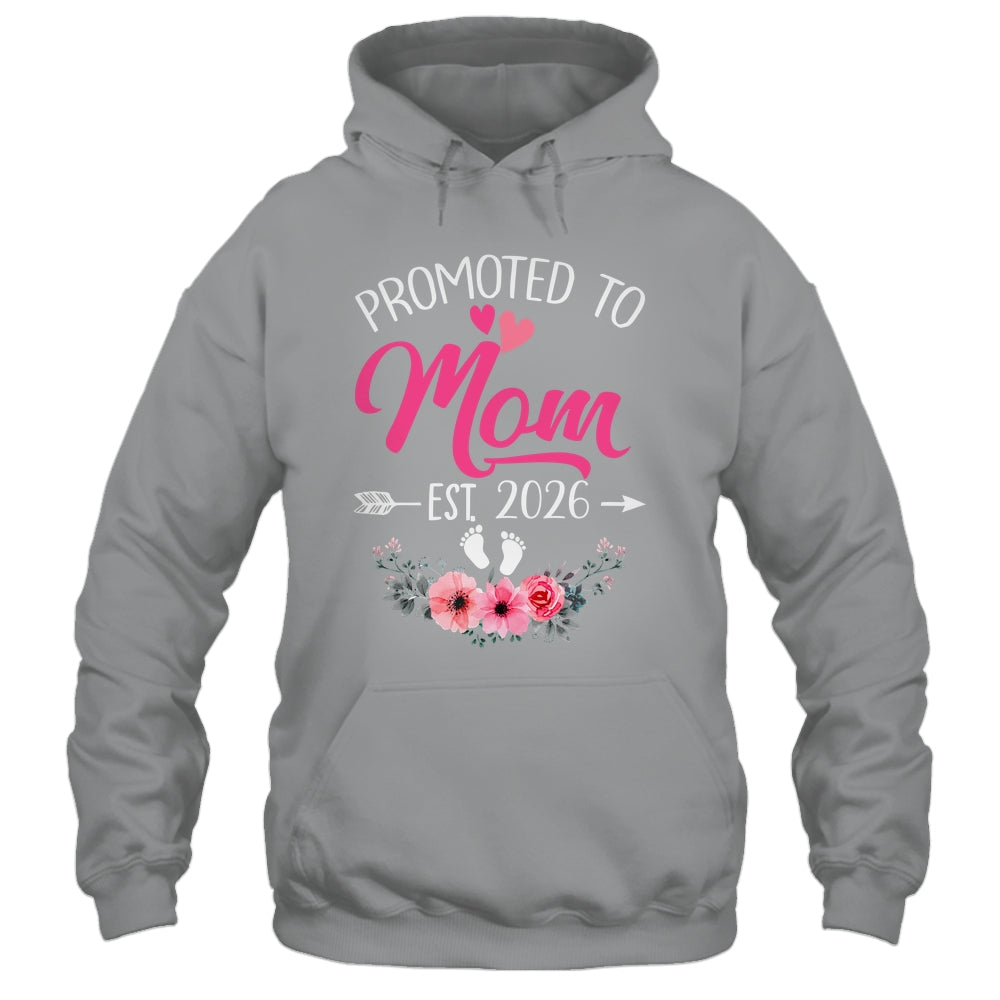 Promoted To Mom Est 2026 Mothers Day First Time Shirt & Tank Top | siriusteestore