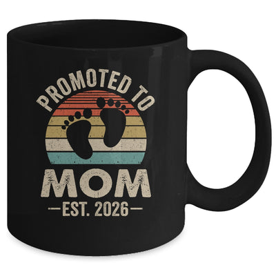 Promoted To Mom Est 2026 Mothers Day Vintage Mug | siriusteestore