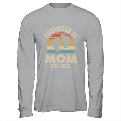 Promoted To Mom Est 2026 Mothers Day Vintage Shirt & Hoodie | siriusteestore