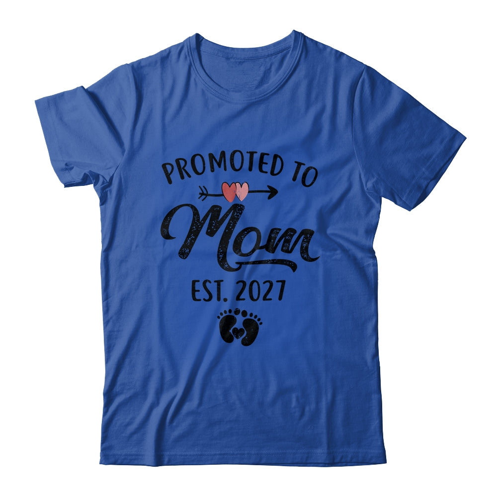Promoted To Mom Est 2027 First Time Mothers Day Shirt & Hoodie | siriusteestore