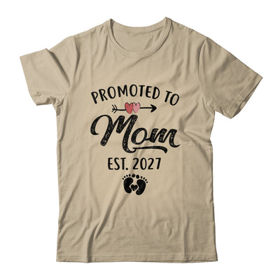 Promoted To Mom Est 2027 First Time Mothers Day Shirt & Hoodie | siriusteestore