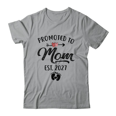 Promoted To Mom Est 2027 First Time Mothers Day Shirt & Hoodie | siriusteestore