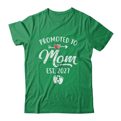 Promoted To Mom Est 2027 Funny First Time Mothers Day Shirt & Hoodie | siriusteestore