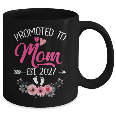 Promoted To Mom Est 2027 Mothers Day First Time Mug | siriusteestore