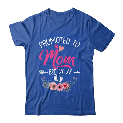 Promoted To Mom Est 2027 Mothers Day First Time Shirt & Tank Top | siriusteestore