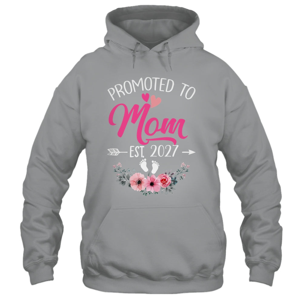 Promoted To Mom Est 2027 Mothers Day First Time Shirt & Tank Top | siriusteestore