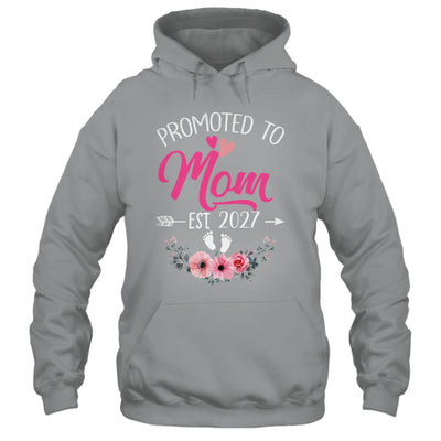 Promoted To Mom Est 2027 Mothers Day First Time Shirt & Tank Top | siriusteestore